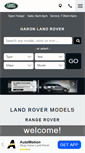 Mobile Screenshot of haronlandrover.com