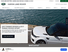 Tablet Screenshot of haronlandrover.com